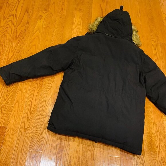Schott NYC Snorkel Down Parka Jacket XL - Picture 11 of 14